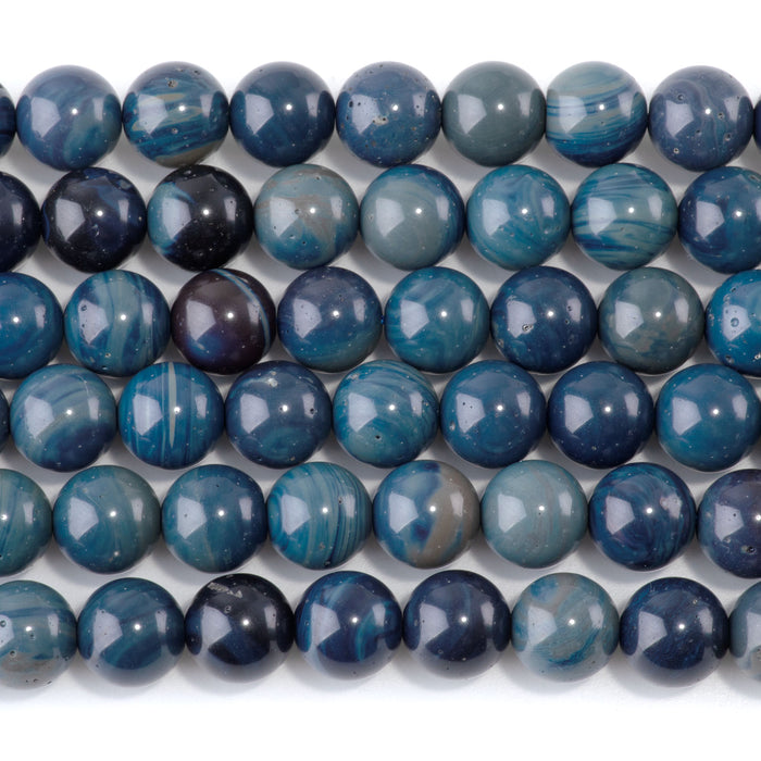 Sieber Agate 10mm Round AA Grade - 15-16 Inch