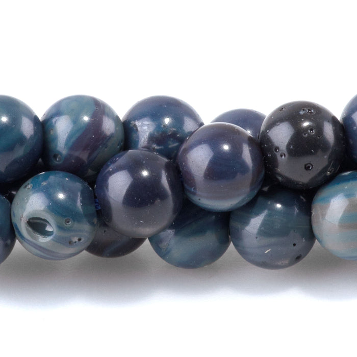 Sieber Agate 6mm Round AA Grade - 15-16 Inch