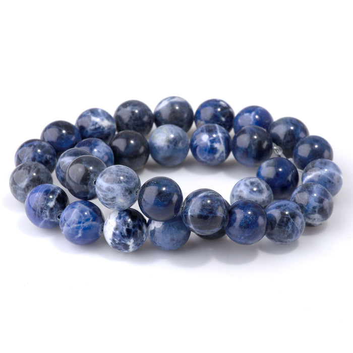 Sodalite 12mm Round - 15-16 Inch