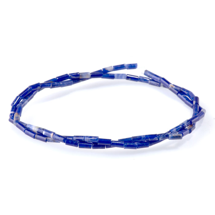 Sodalite 2x4mm Tube - 15-16 Inch