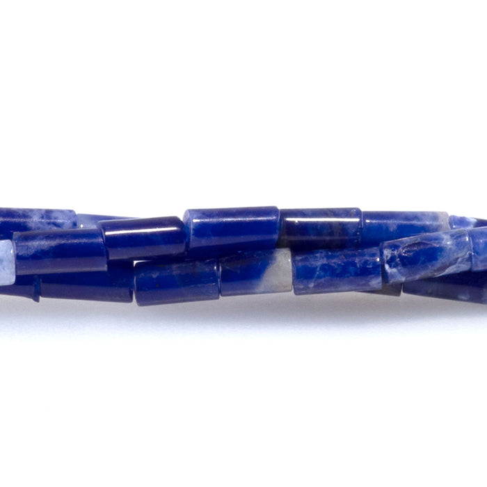 Sodalite 2x4mm Tube - 15-16 Inch