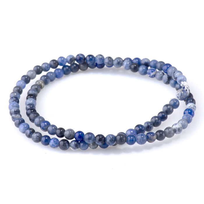 Sodalite 4mm Round - 15-16 Inch