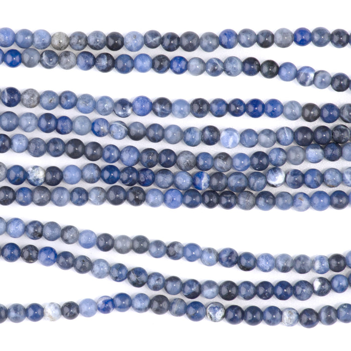 Sodalite 4mm Round - 15-16 Inch