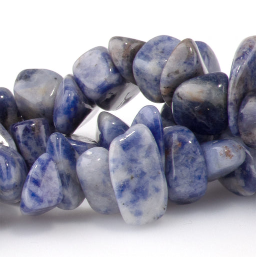 This is a Dakota Stones 6x8-12mm Sodalite Gemstone strand with chip beads in 15-16 inch strand.