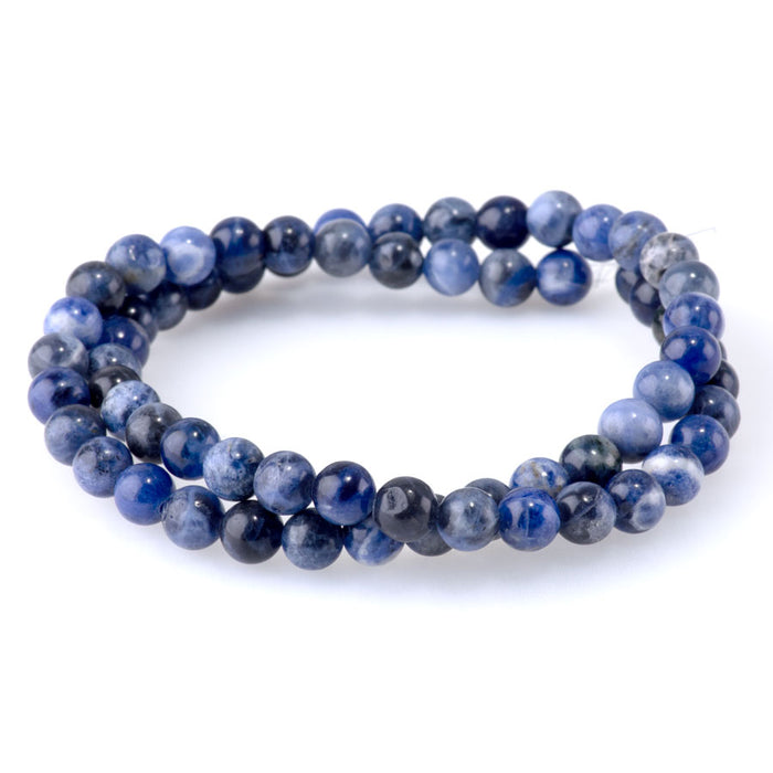 Sodalite 6mm Round - 15-16 Inch