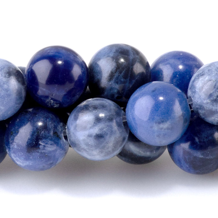 Sodalite 8mm Round 15-16 Inch