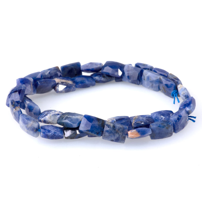 Sodalite 8x10mm Faceted Rectangle A Grade - 15-16 Inch