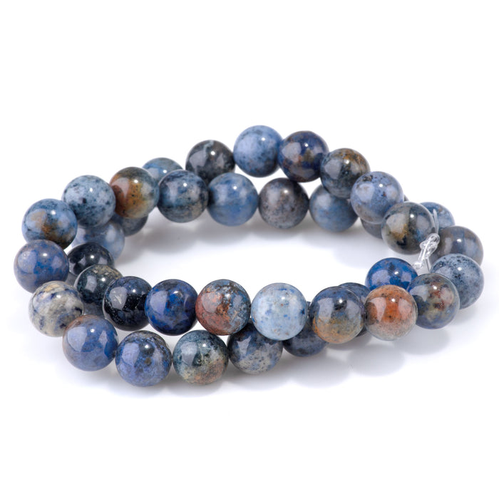 Sunset Dumortierite 10mm Round - 15-16 Inch