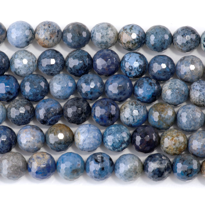 Sunset Dumortierite 10mm Faceted Round - 15-16 Inch