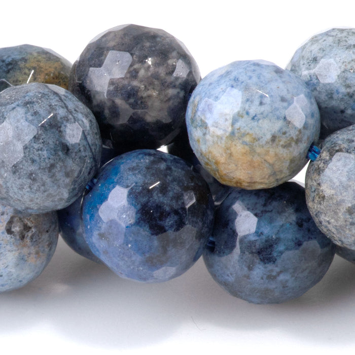 Sunset Dumortierite 10mm Faceted Round - 15-16 Inch