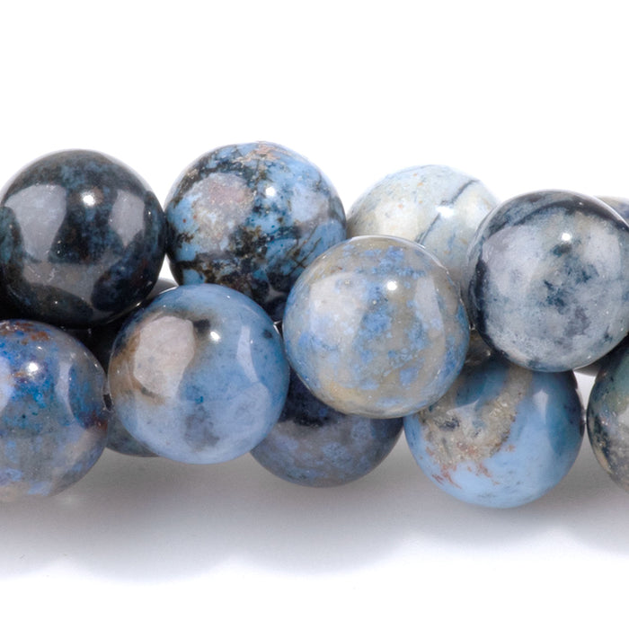 Sunset Dumortierite 8mm Round - 15-16 Inch