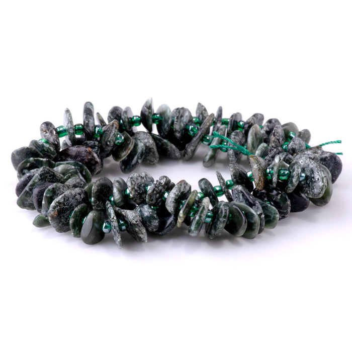 Seraphinite 5x8mm Chip - 15-16 Inch