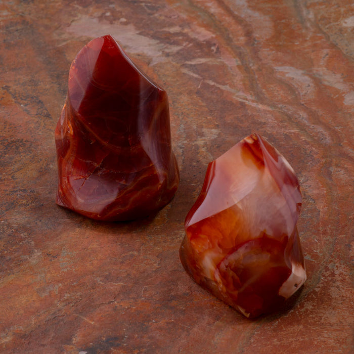 Carnelian 60-70mm Flame - DS ROCK SHOP