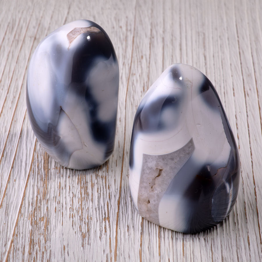 Orca Agate 60-100mm Freeform - DS ROCK SHOP — Dakota Stones