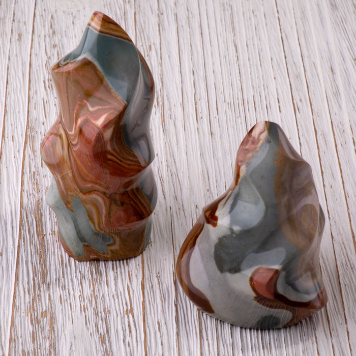 Polychrome Jasper 60-90mm Flame - DS ROCK SHOP