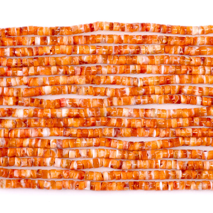 Spiny Oyster 3mm Heishi - 15-16 Inch