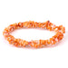 This is a Dakota Stones 5-8mm Spiny Oyster Chips Orange Gemstone strand with free-form beads in 15-16 inch strand.