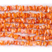 This is a Dakota Stones 5-8mm Spiny Oyster Chips Orange Gemstone strand with free-form beads in 15-16 inch strand.