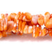 This is a Dakota Stones 5-8mm Spiny Oyster Chips Orange Gemstone strand with free-form beads in 15-16 inch strand.