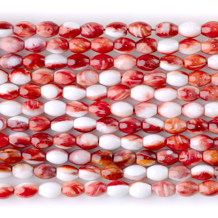 Spiny Oyster 5x7mm Red Barrel - 15-16 Inch