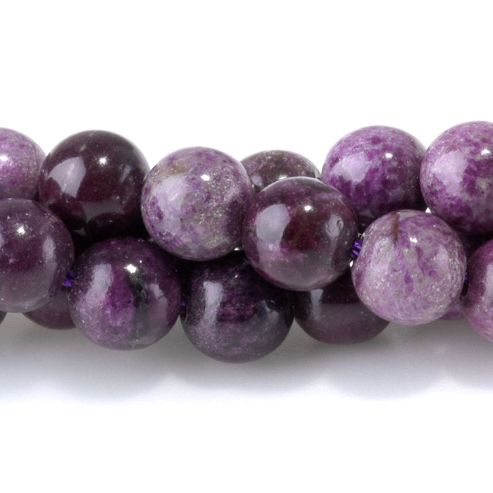 Purple Stichtite 6mm Round Beads - 15-16 Inch