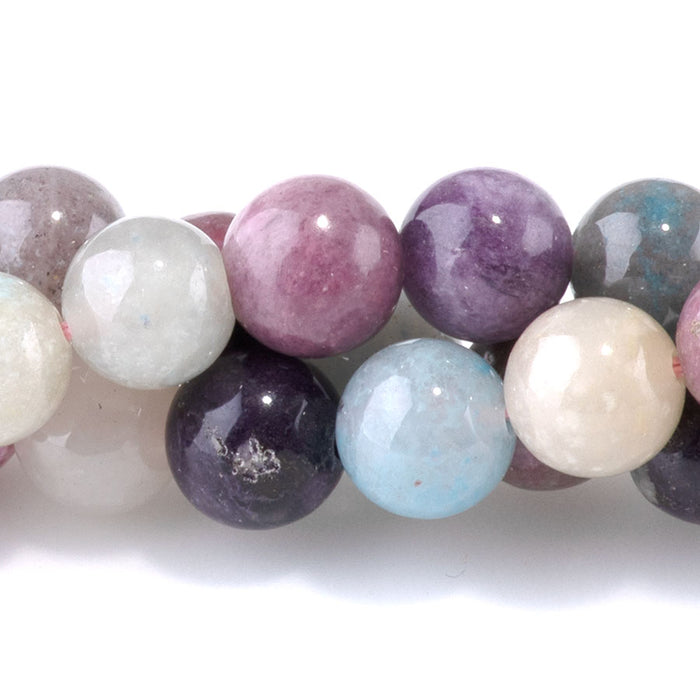 Mixed Sugilite 7mm Round - 15-16 Inch