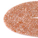 This is a Dakota Stones 4mm Sunstone Microfaceted Gemstone strand with A grade round beads in 15-16 inch strand.