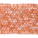 This is a Dakota Stones 4mm Sunstone Microfaceted Gemstone strand with A grade round beads in 15-16 inch strand.