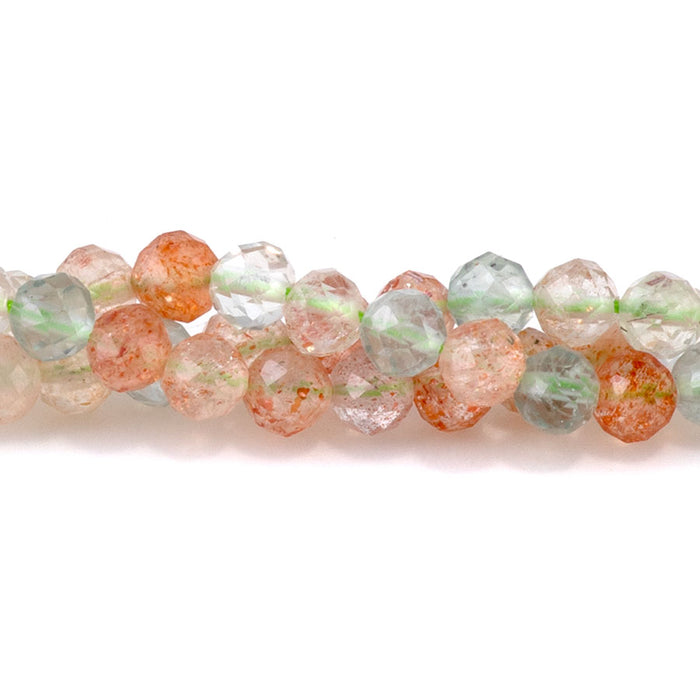 Arusha Sunstone 4mm Microfaceted Round - 15-16 Inch