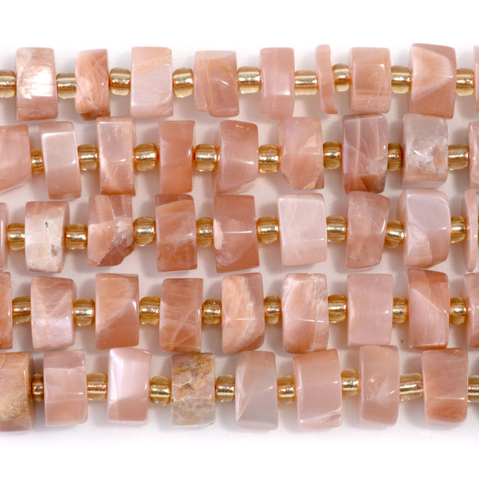 Sunstone 6x10-13mm Faceted Wheel - 15-16 Inch