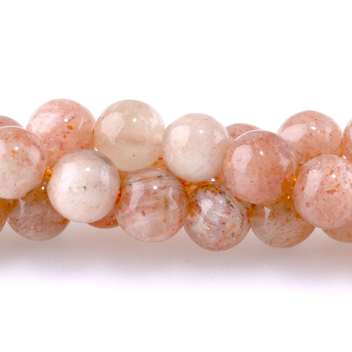 Golden Sunstone  6mm Round - 15-16"