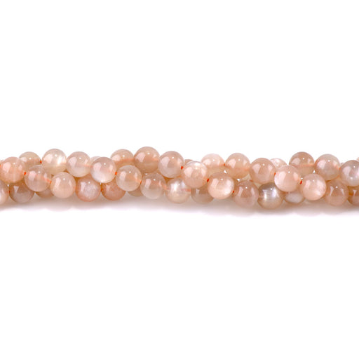 This is a Dakota Stones 8mm Bicolor Sunstone Gemstone strand with round beads in 15-16 inch strand.
