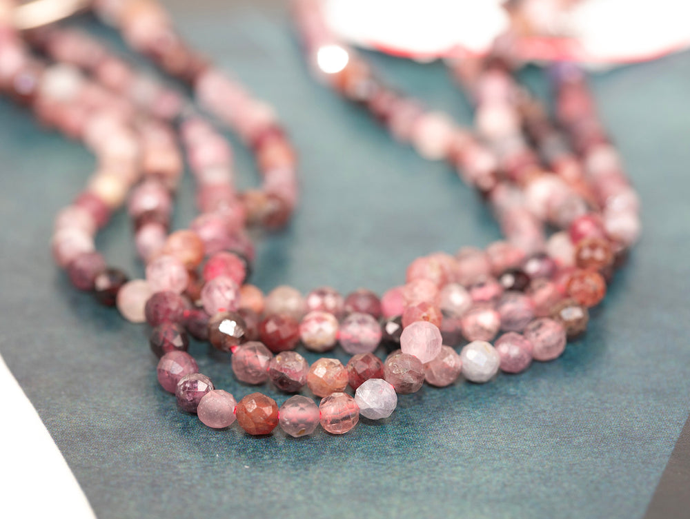 Spinel colors: black, multi spinel, cobalt blue, pink and red