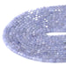 This is a Dakota Stones 3mm Tanzanite Gemstone strand with A grade table-cut cube beads in 15-16 inch strand.