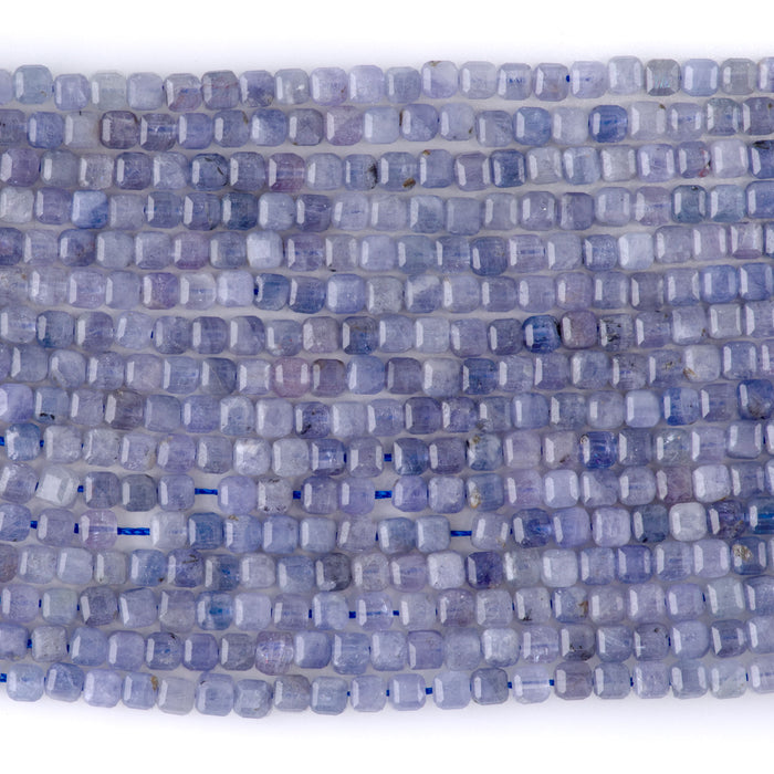 Tanzanite 3mm Table Cut Cube A Grade - 15-16 Inch