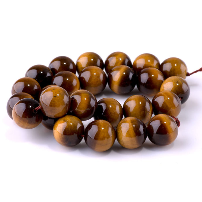 Tiger Eye 16mm Round - 15-16 Inch