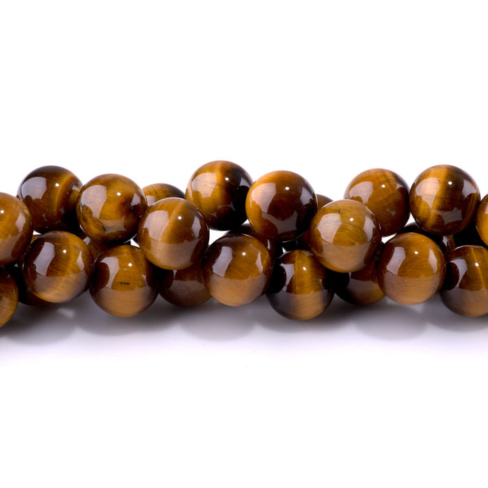 Tiger Eye 16mm Round - 15-16 Inch