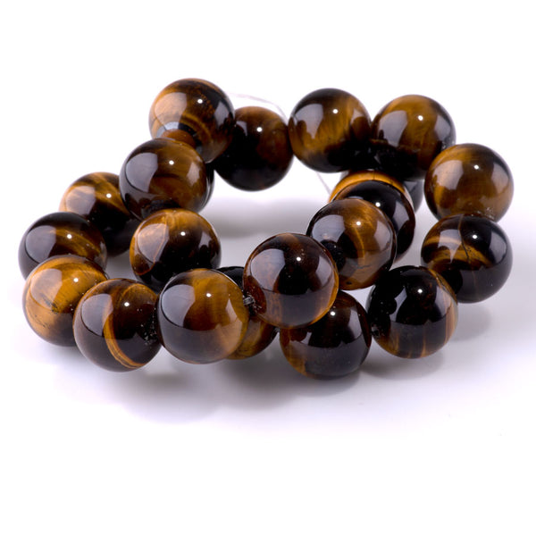 Tiger Eye 18mm Round - 15-16 Inch — Dakota Stones