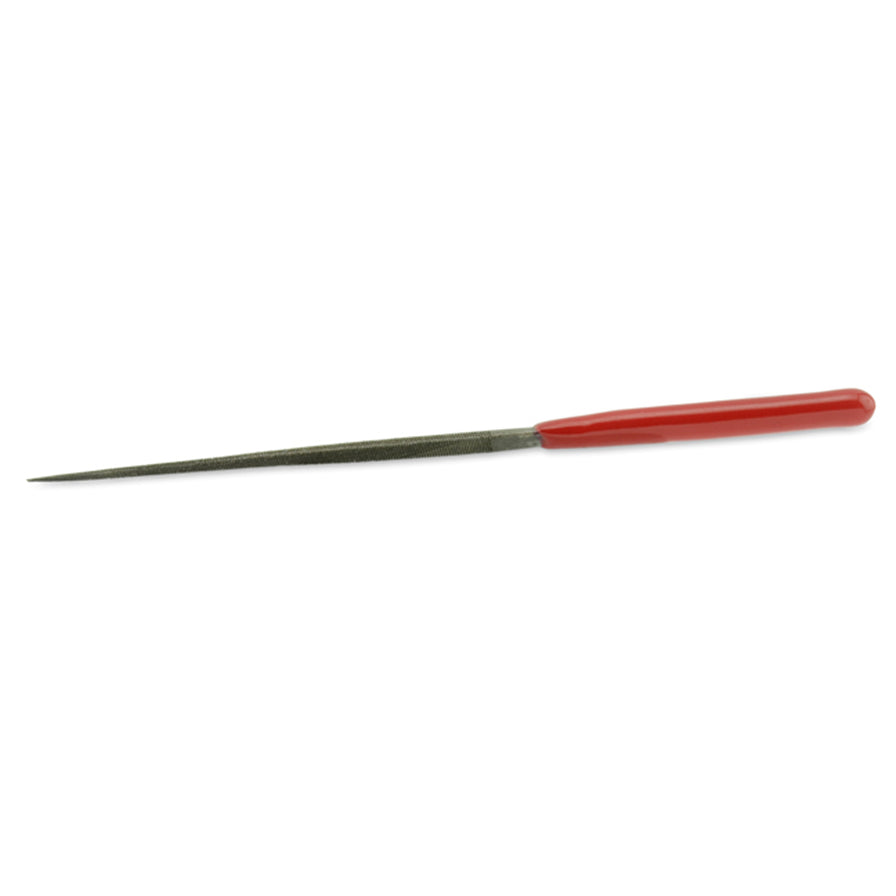 Triangle Needle File with Dipped PVC Handle — Dakota Stones