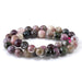 This is a Dakota Stones 10mm Multi Tourmaline Gemstone strand with A grade round beads in 15-16 inch strand.