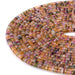 This is a Dakota Stones 2x4mm Multi Tourmaline Gemstone strand with AAA grade faceted rondelle beads in 15-16 inch strand.