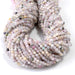 This is a Dakota Stones 3-4mm Special Price Light Tourmaline Gemstone strand with faceted round beads in 15 inch strand.