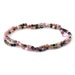 This is a Dakota Stones 3mm Multi Tourmaline Gemstone strand with table cut faceted cube beads in 15-16 inch strand.