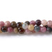 This is a Dakota Stones 3mm Multi Tourmaline Gemstone strand with A grade round beads in 15-16 inch strand.