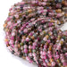 This is a Dakota Stones 3mm Multi Tourmaline Gemstone strand with AAA grade faceted round beads in 15-16 inch strand.