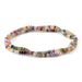 This is a Dakota Stones 3x4mm Multi Tourmaline Gemstone strand with AAA grade faceted rondelle beads in 15-16 inch strand.