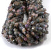 This is a Dakota Stones 4mm Multi Tourmaline Gemstone strand with A grade table cut faceted cube beads in 15-16 inch strand.