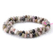 This is a Dakota Stones 5x8mm Multi Tourmaline Gemstone strand with faceted rondelle beads in 15-16 inch strand.