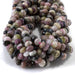 This is a Dakota Stones 5x8mm Multi Tourmaline Gemstone strand with faceted rondelle beads in 15-16 inch strand.