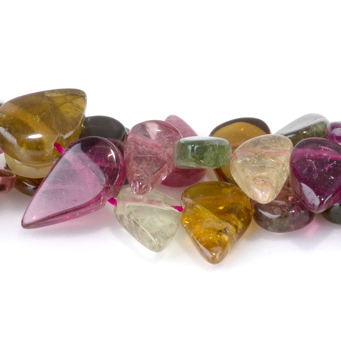 Tourmaline 5x8mm Tear Drop Beads AAA Grade - 15-16 Inch